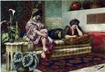unknow artist Arab or Arabic people and life. Orientalism oil paintings 133